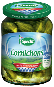 Specht Cornichons 370ml Glas (12 Stk)