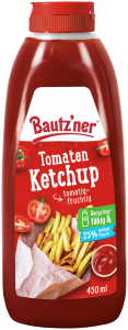 Bautz'ner Tomaten Ketchup 450ml Plastikflasche (8 Stk)