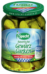 Specht Gewürzgurken 370ml Glas (12 Stk)