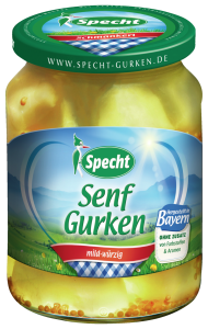 Specht Senfgurken 370ml Glas (12 Stk)