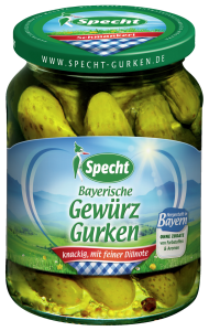 Specht Gewürzgurken 720ml Glas (12 Stk)