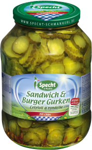 Specht Sandwich & Burger Gurken 2650ml Glas (2 Stk)