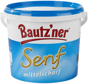 Bautz'ner Senf mittelscharf 5000gr Eimer (1 Stk)