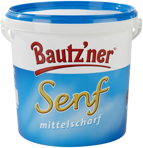 Bautz'ner Senf mittelscharf 10000gr Eimer (1 Stk)