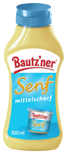 Bautz'ner Senf mittelscharf 300ml Plastikflasche (12 Stk)