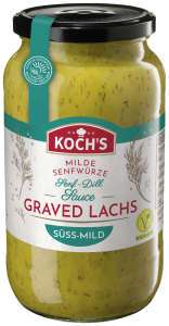 KOCHs Graved Lachs Sauce 1000ml Glas (6 Stk)