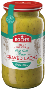 KOCHs Graved Lachs Sauce 1000ml Glas (6 Stk)