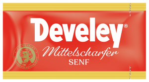 Develey® Senf mittelscharf 10ml Portionsbeutel (200 Stk) master23216 300