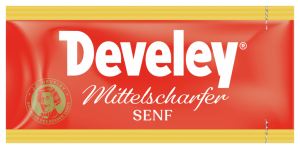 Develey Senf mittelscharf 15ml Portionsbeutel (200 Stk)