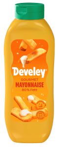 Develey Mayonnaise 80% 875ml Kopfstandflasche (8 Stk)