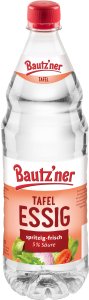 Bautz'ner Tafelessig 5% 1000ml Plastikflasche (12 Stk)
