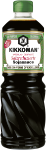 Kikkoman Sojasauce Less-Salt 1000ml Plastikflasche (6 Stk)