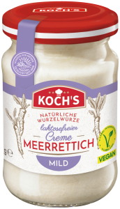 Kochs Creme Meerrettich vegan u. laktosefrei 90gr Glas (8 Stk)