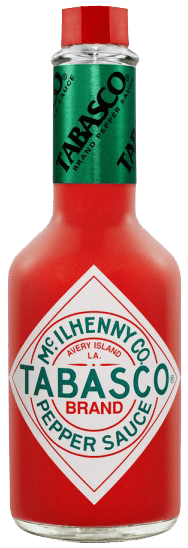 Tabasco Flasche Peppersauce Currywurst