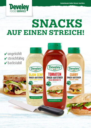 Develey Food Service Snackaufstriche