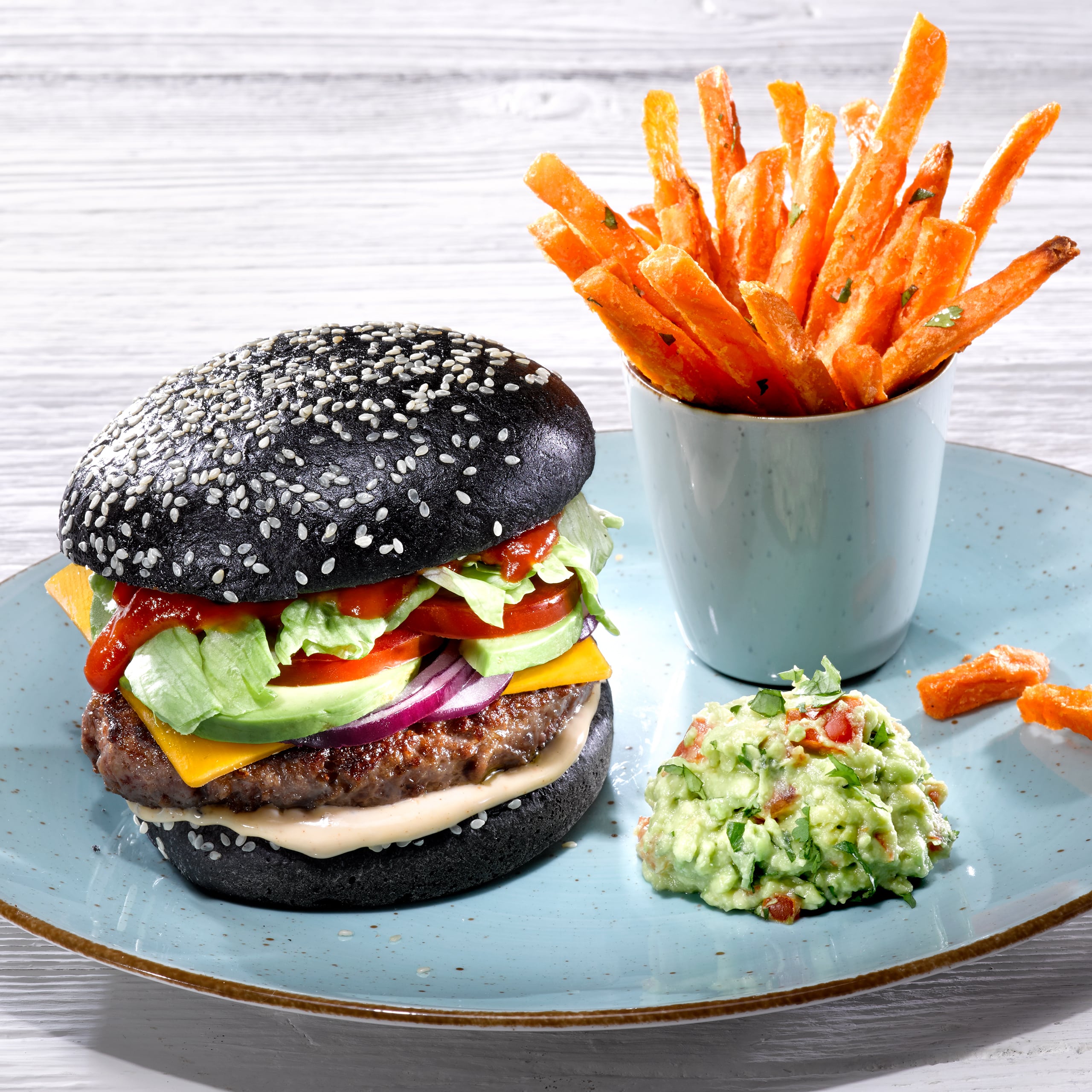 feueriger mexicana burger texmex develey foodservice