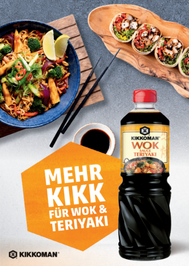 Mehr KIKK fuer Kikkoman Teriyaki Marinade Teriyaki Wok Sauce Rezepte