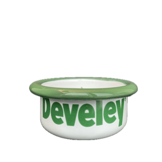 Develey Emaille Schälchen 60mm grün weiß