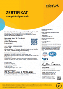 IFS Zertifikat - Unterhaching - 14.06.2026