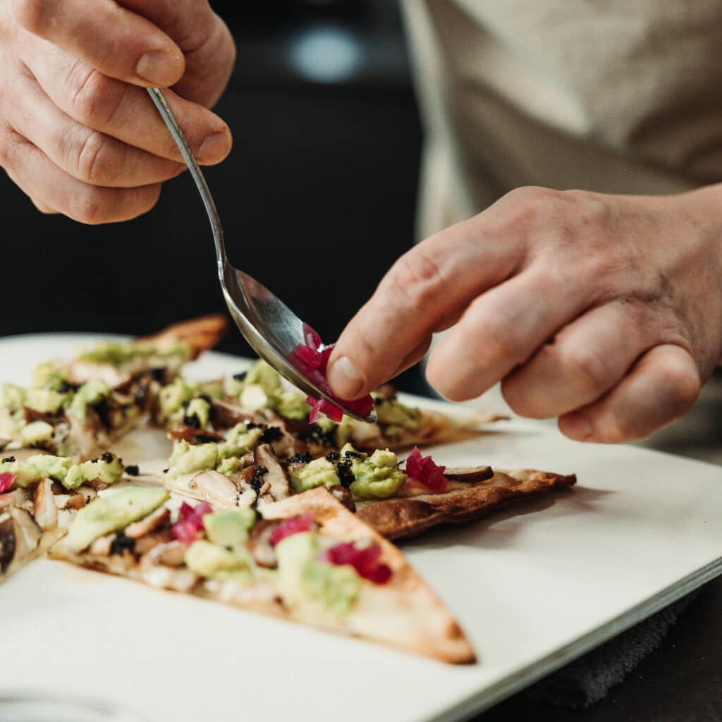 Japanischer Flammkuchen