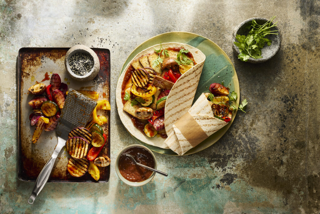 Grillgemüse Wraps