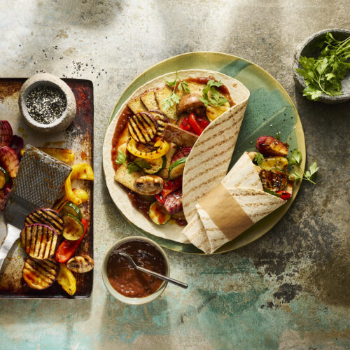 Grillgemüse Wraps 1 20241213 Freyberger Glasiertes Grillgemuese 11836